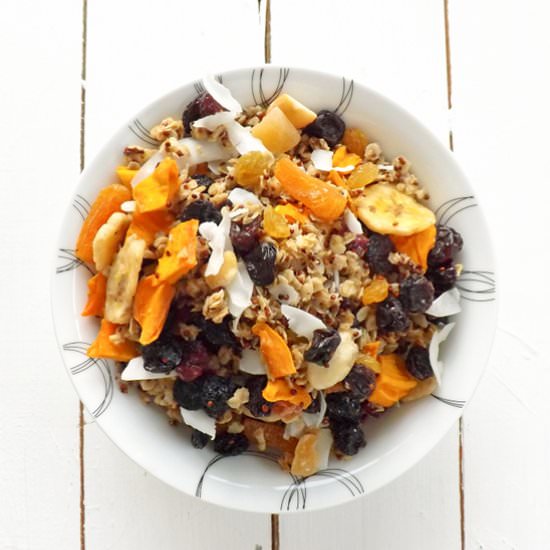 Homemade Tropical Granola