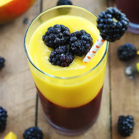 Mango Blackberry Smoothie