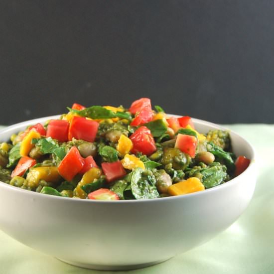 Bean Bulgur Salad