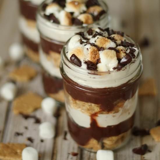 S’mores Trifle Jars