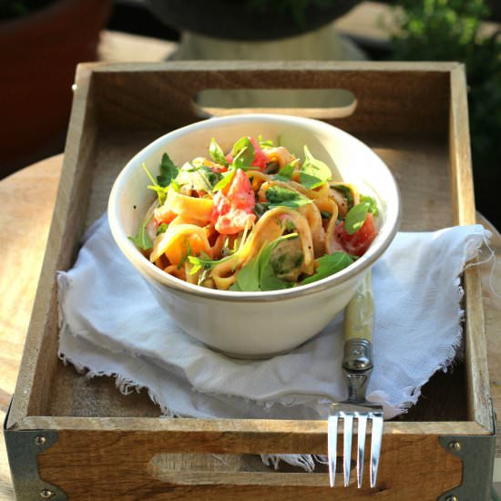 Pasta with Tomato and Ricotta