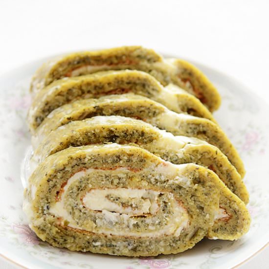 Pumpkin Seed Swiss Roll