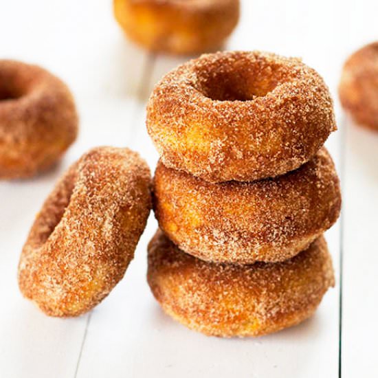 Baked Cinnamon Sugar Donuts