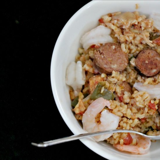 Slow Cooker Spicy Jambalaya