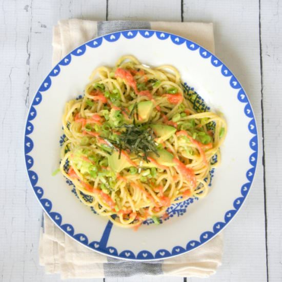 Avocado Mentaiko Pasta