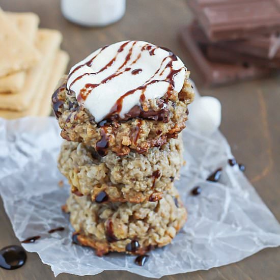 Oatmeal S’mores Cookies
