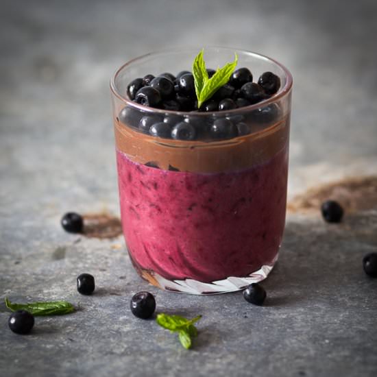 Blueberry Chocolate Dessert