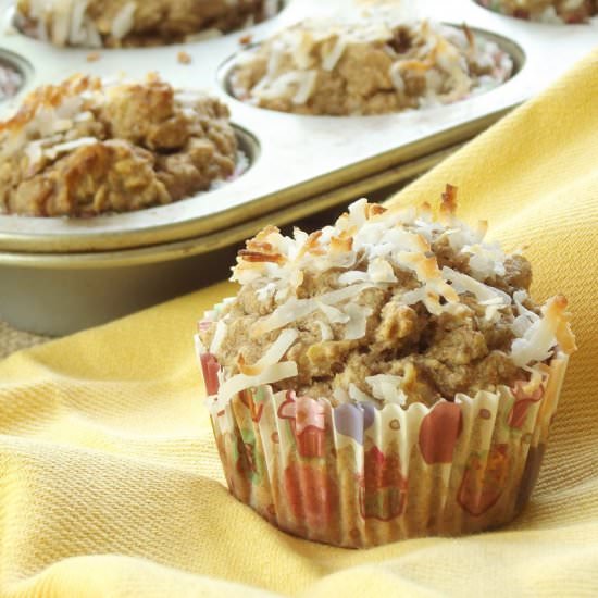 Vegan Coconut Banana Muffins