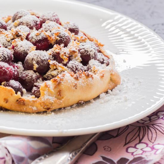 Tarte: Cherry with Marizpan