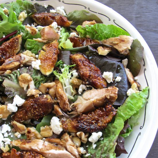 Grilled Chicken and Fig Salad