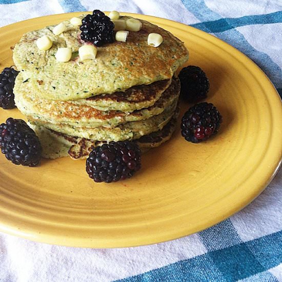 Zucchini Cornbread Pancakes
