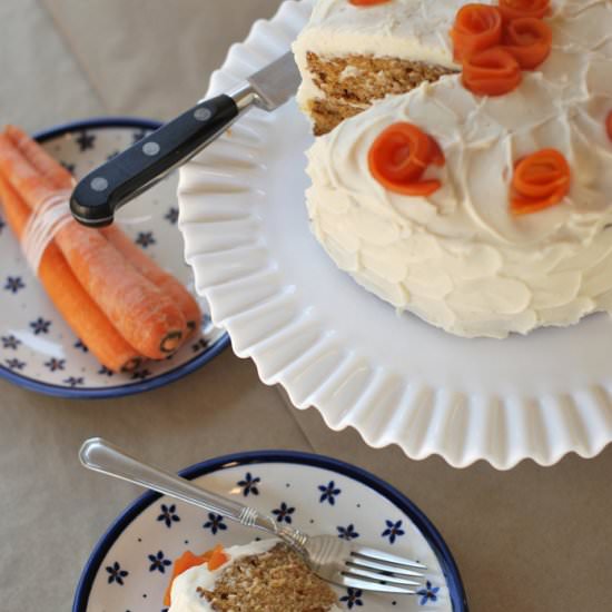 Carrot Cake & Brown Sugar Frosting