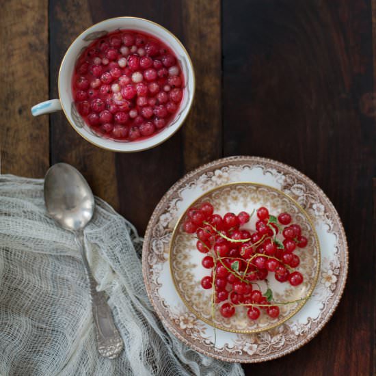 Red Currant and Grapefruit Compote