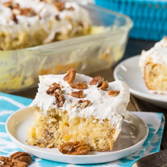 Hummingbird Poke Cake