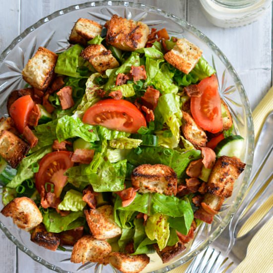 BLT-Styled Panzanella Salad