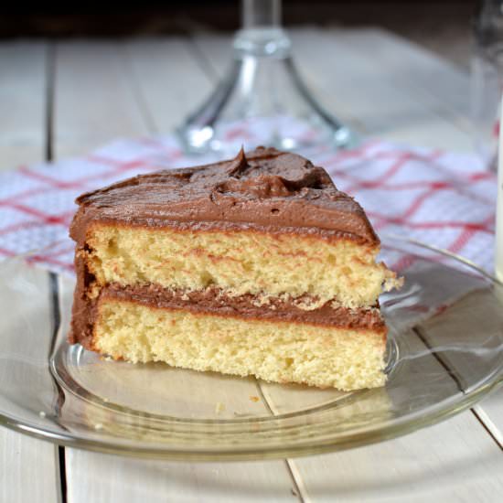 Yellow Celebration Cake