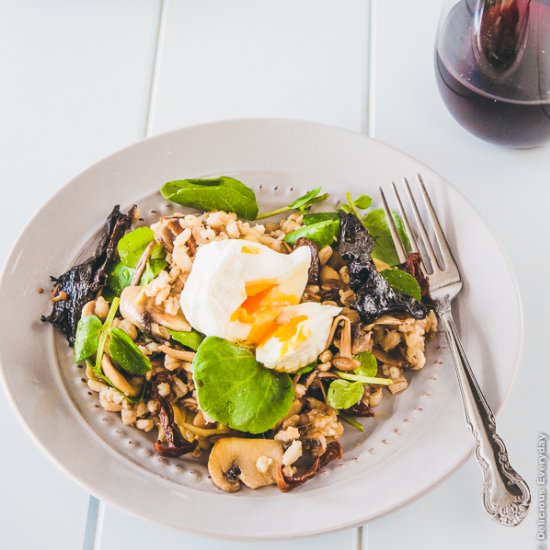 Barley and Wild Mushroom Salad