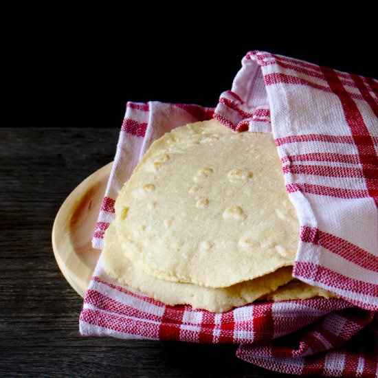 Mexican corn tortillas