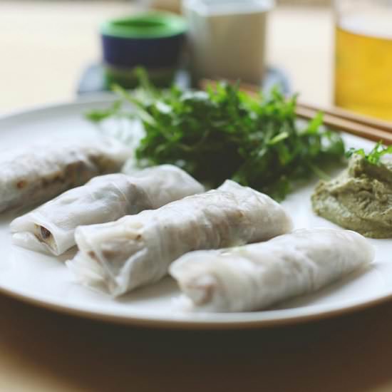 Spring Rolls + Nut-Free Thai Sauce