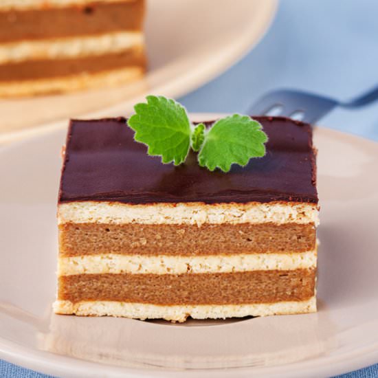 Cappuccino Semolina Layer Cake