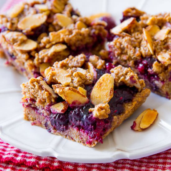 Mixed Berry Streusel Bars