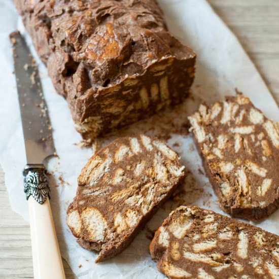 Chocolate Malt Fridge Cake