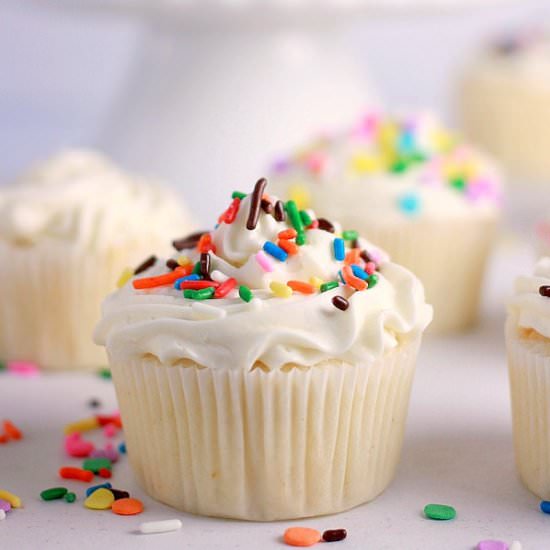 Classic White Cupcakes
