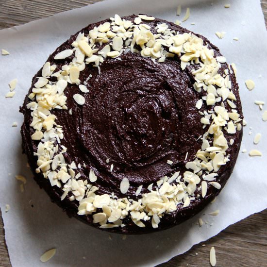 Chocolate & Courgette Honey Cake