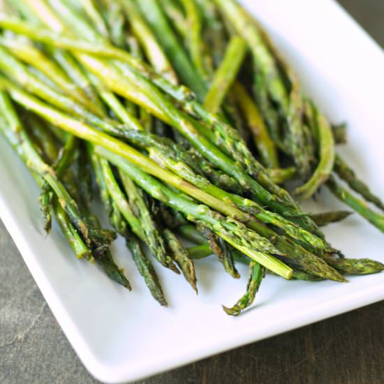 Lemon Pepper Roasted Asparagus
