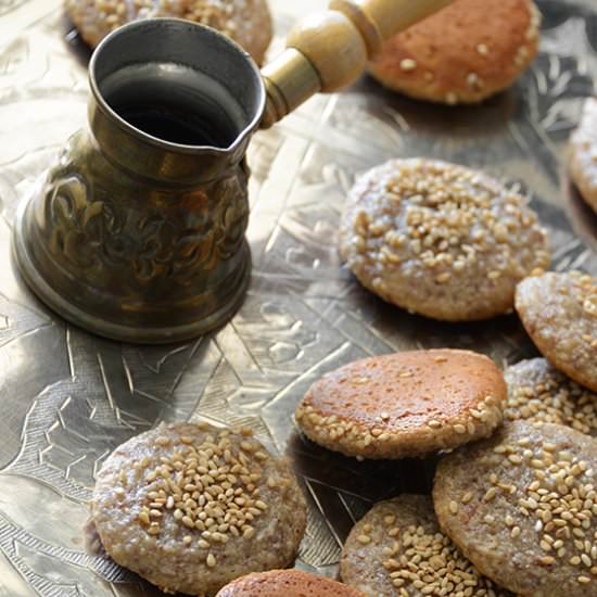 Soft and Chewy Tahini Cookies