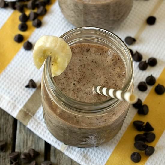 Vegan Chocolate Banana Smoothie