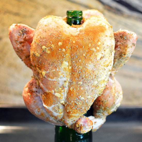 Chicken on a Bottle