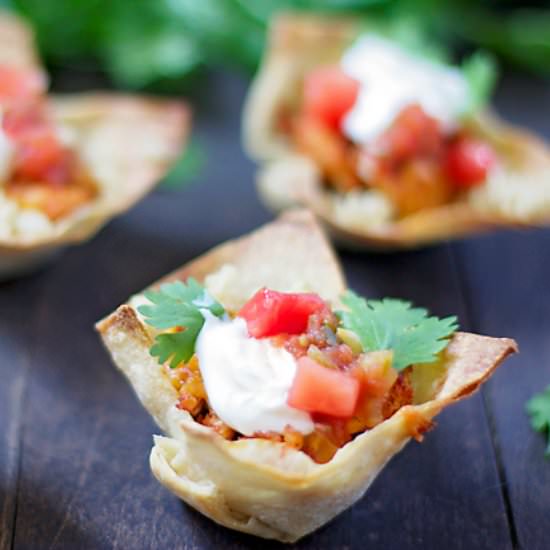 Taco Salad ‘Cupcakes’