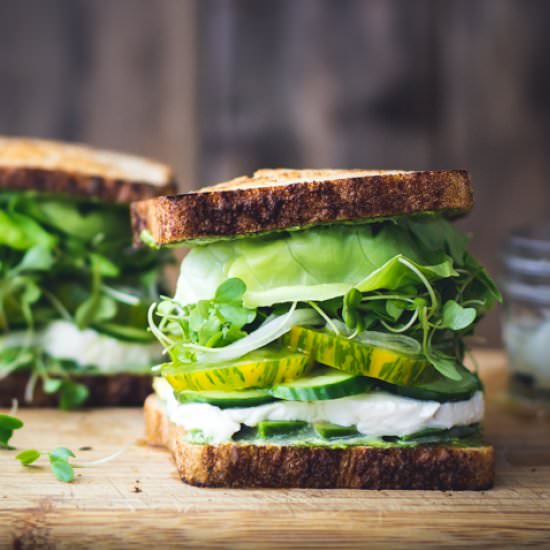 Green Goddess Sandwiches