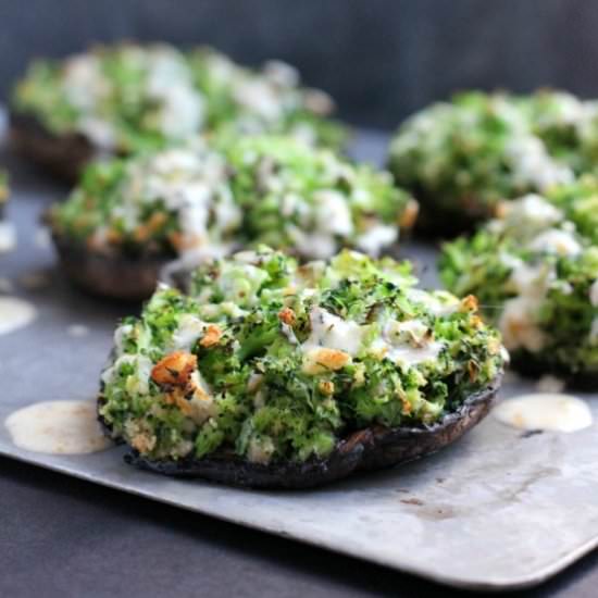 Broccoli-Stuffed Portabello