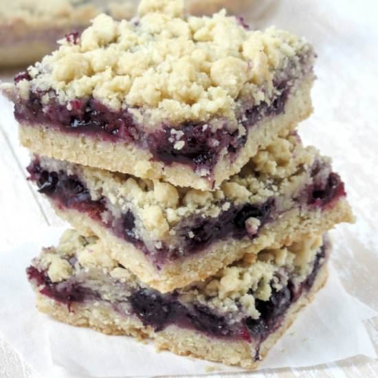 Blueberry Crumble Bars