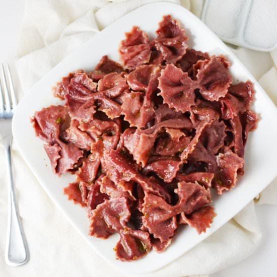 Homemade Beet Pasta