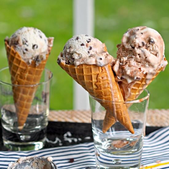 Skinny Almond Joy Ice Cream