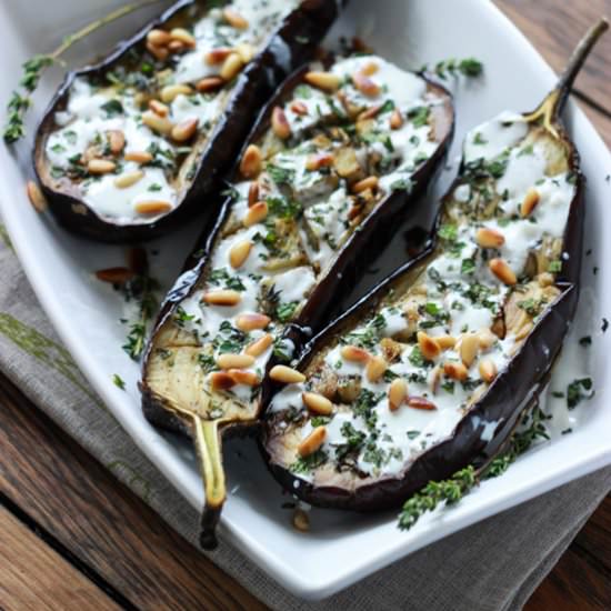 Eggplant with Buttermilk Sauce