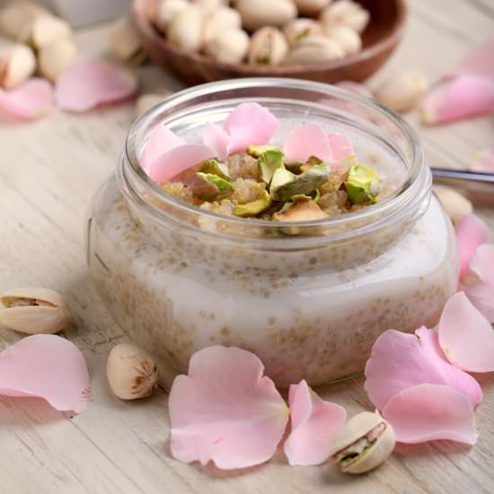 Rosewater Pistachio Quinoa