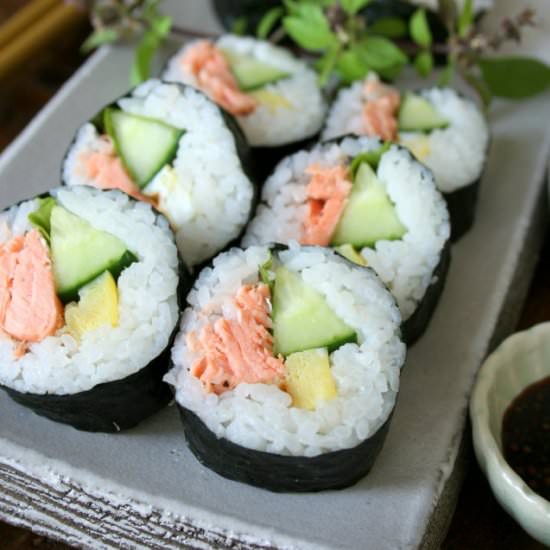 Salmon Sushi Rolls