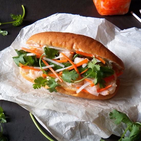 Fried Shrimp Banh Mi