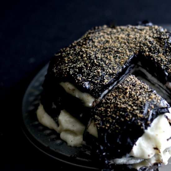 S’more Chocolate Crepe Cake- GF
