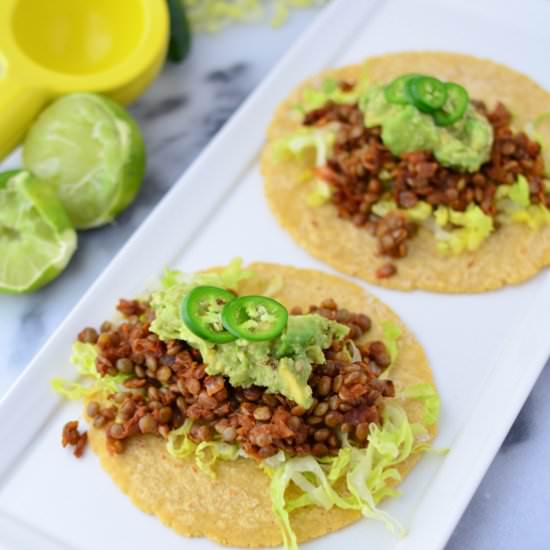 Crowd Pleasing Lentil Tacos