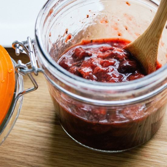 Wild Strawberry Balsamic Jam
