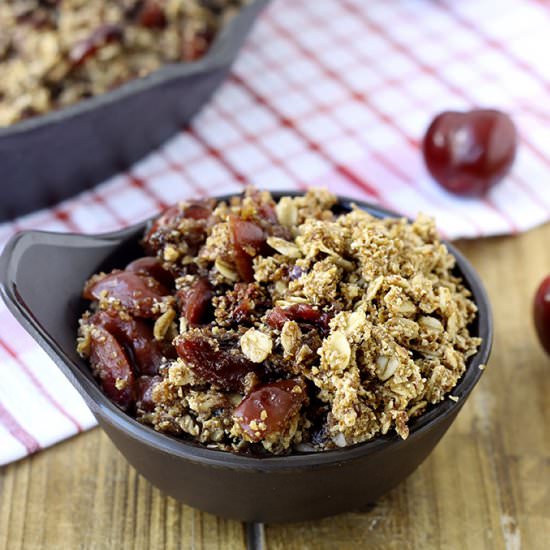 Gluten-Free Cherry Crumble