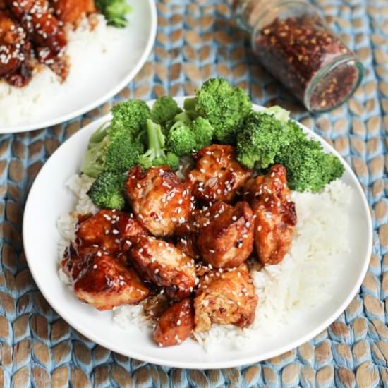Gluten Free Sesame Chicken