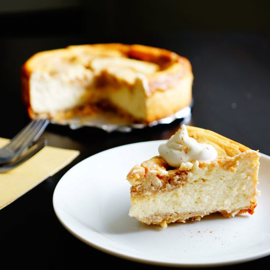 Cinnamon Swirl Cheesecake
