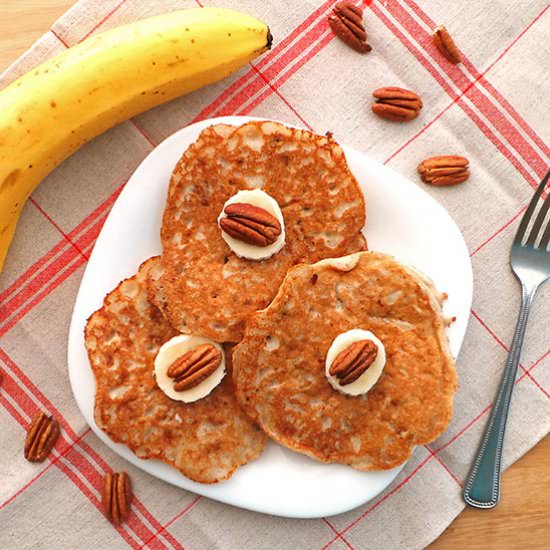Rice Flour Banana Pancakes