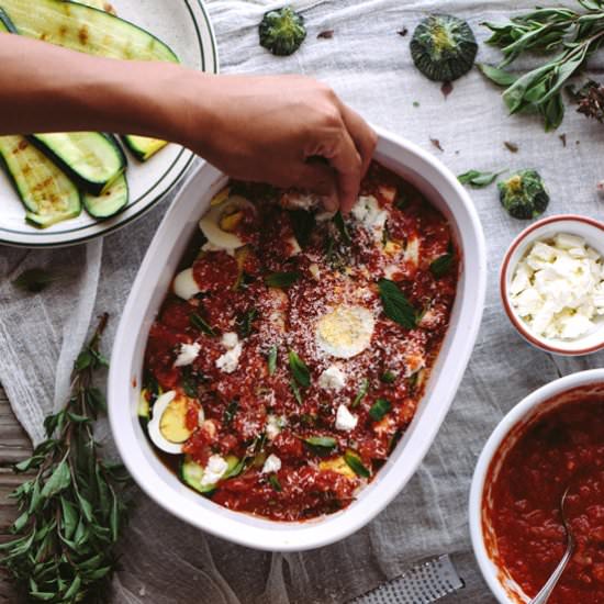 Sicilian Parmigiana Di Zucchine